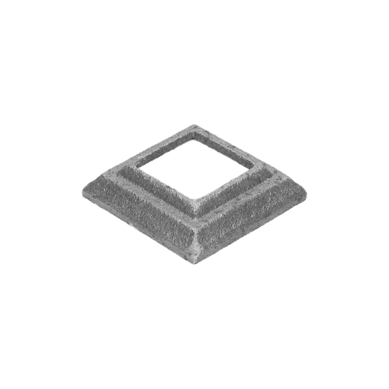 Krytka 62x62x16mm s otvorem 31x31mm, odlitek
