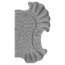 Štít 270x160x3mm bez otvorů, zdobený, pravý