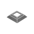Krytka 50x50x16mm s otvorem 21x21mm, odlitek - slide 0