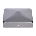 Stříška lisovaná plechová 100 x 100 x 1 mm, černý plech bez povrchové úpravy - slide 1