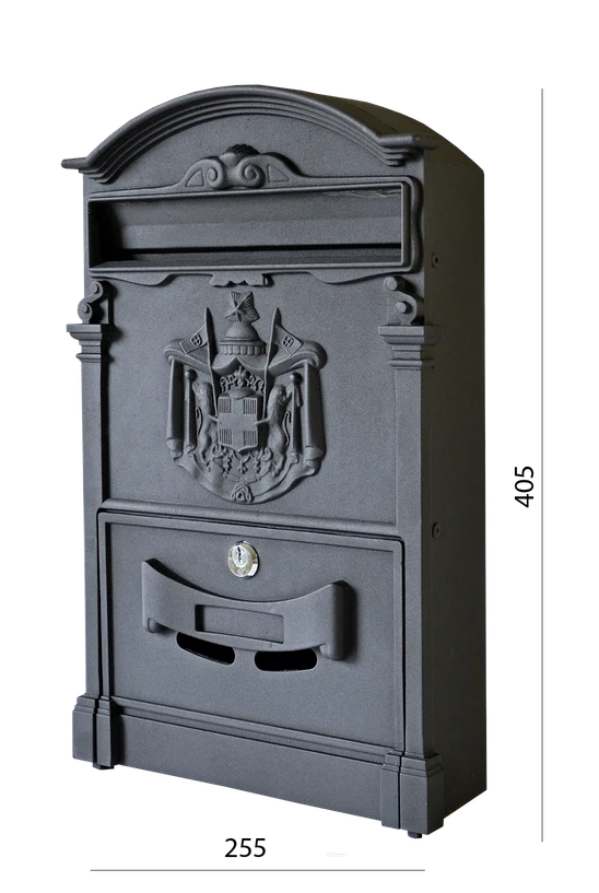 Poštovní schránka H 405 x L 255 x W 90 mm