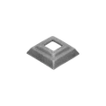 Krytka odlévaná, 42 x 42 x 15 mm, díra: 15 x 15 mm - slide 0