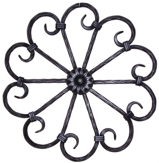 Kovářský ornament 600 mm, 12 x 12 mm