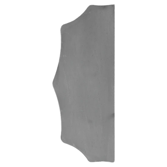Štít 230x93x3mm bez otvorů, hladký, oboustranný (levý i pravý)