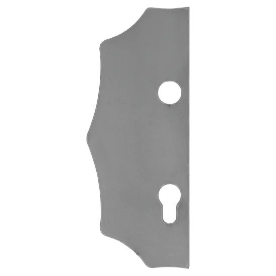 Štít 230x93x3mm s otvory, rozteč 90mm, otvor na kliku ø19,5 mm, hladký, oboustranný (levý i pravý), pro zámek ZM90/80