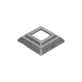 Krytka 62x62x16mm s otvorem 26x26mm, odlitek - slide 0