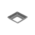 Krytka 62x62x16mm s otvorem 31x31mm, odlitek - slide 1