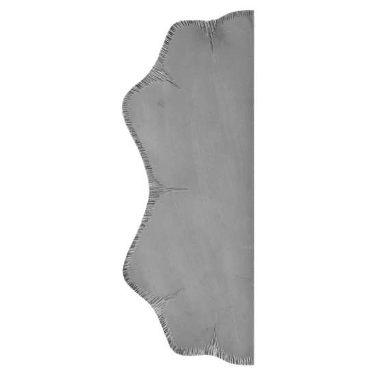 Štít 250x95x3mm bez otvorů, zdobený