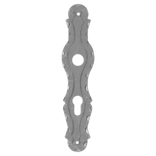 Štítek kovaný H 260 x L 57mm,rozteč děr 90mm,hr.4mm