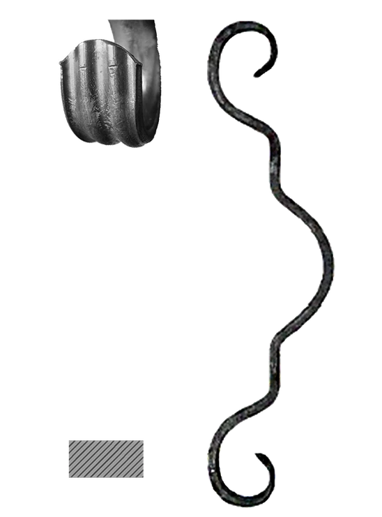 Prvek 14 x 6 mm, 270 x 70 mm