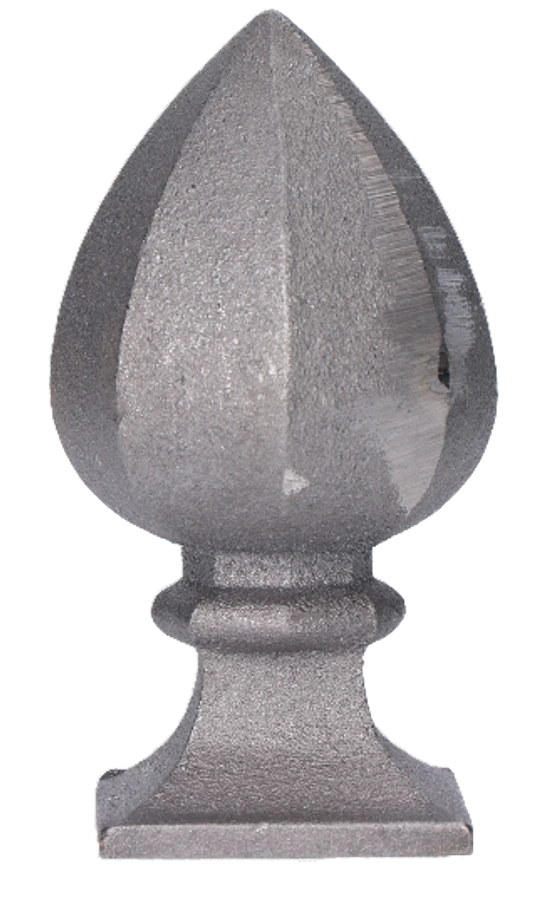 Šiška ozdobná 130 mm, podstavec 58 x 58 mm, dutá