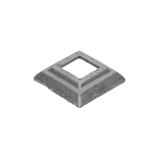 Krytka 62x62x16mm s otvorem 26x26mm, odlitek