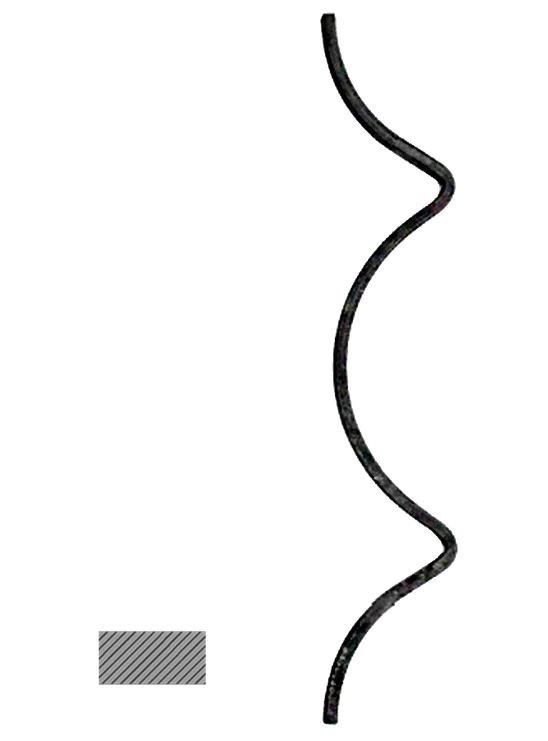 Prvek 14 x 6 mm, 312 x 52 mm